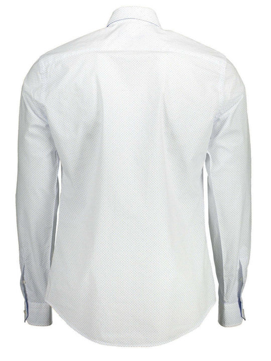 Harmont & Blaine Men's Shirt Long Sleeve Cotton White