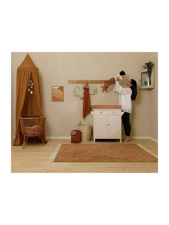 Little Dutch Mosquito Net Crib Pure Rust Cotton CA10100161 Orange 240cm Pink Blush