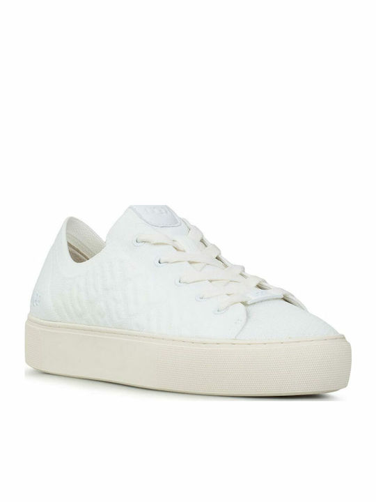 Dinale Graphic Knit Γυναικεία Sneakers Λευκά