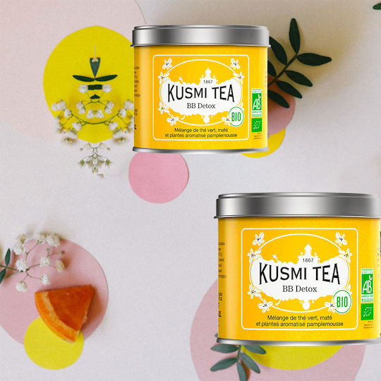 Kusmi Tea Tee BB Detox Grüner Tee, Mate & Kräuter 100gr 1Stück