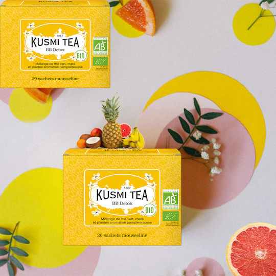 Kusmi Tea Πράσινο Τσάι Βιολογικό Προϊόν BB Detox 20 Φακελάκια 44gr