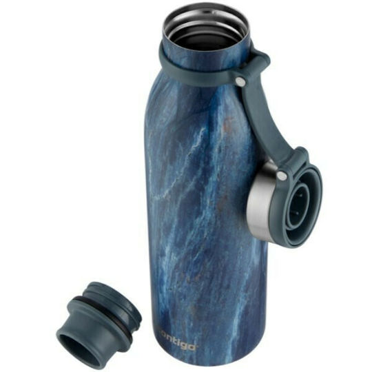 Contigo Contigo Matterhorn Stainless Steel Thermos Bottle BPA Free 590ml Blue