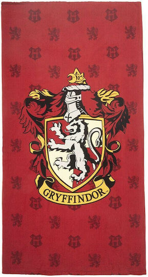 PCMerch Gryffindor Kinder-Strandtuch Rot Harry Potter 180x90cm