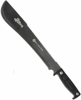 K25 Canne Cutter Jaws Knife Black with Blade made of Stainless Steel in Sheath