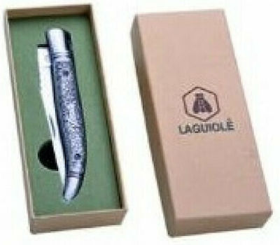 Laguiole Knife Silver with Blade made of Steel