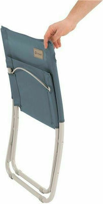 Outwell Sauntons Small Chair Beach Aluminium Ocean Blue