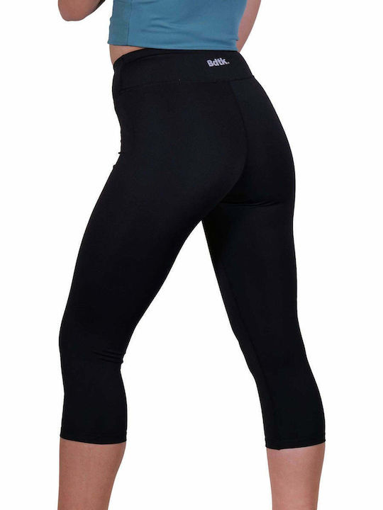 Women's Capri Training Legging High Waisted Black