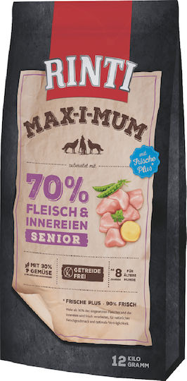 Max-i-Mum Senior 12kg Dry Food Grain-Free for Senior Dogs with Chicken