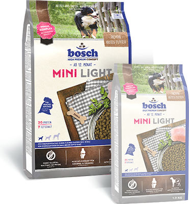 Bosch Petfood Concepts Mini Light Adult 2.5kg Trockenfutter Diät für erwachsene Hunde mit Huhn