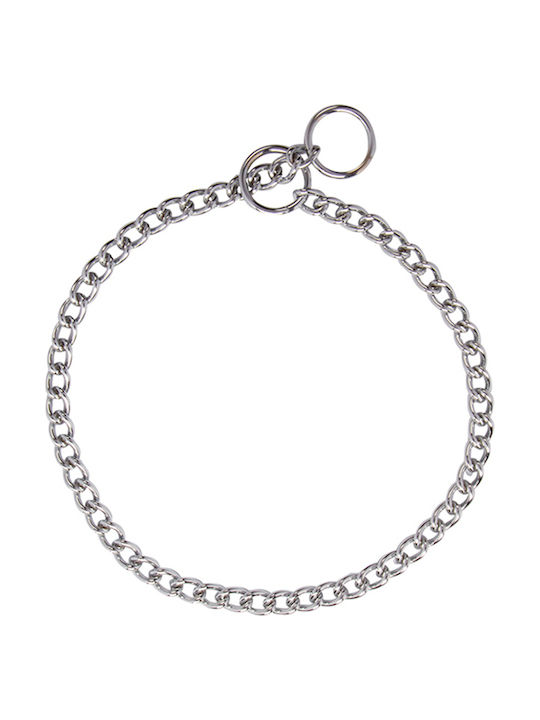 Pet Interest Flat Link Choke Chain Dog Choke Collar Chain In Silver Colour XLarge 3.5mm x 55cm