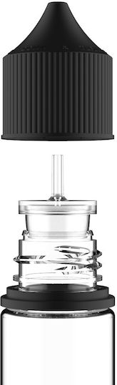 Chubby Gorilla Stubby V3 Solid Black Cap Бутилки за Презареждане на Течности за Електронни Цигари 30ml 1бр