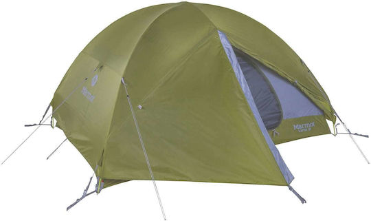 Marmot Vapor 3P Green Camping Tents Igloo Mountaineering Green with Double Cloth 4 Seasons for 3 People Waterproof 3000mm 229x186x117cm