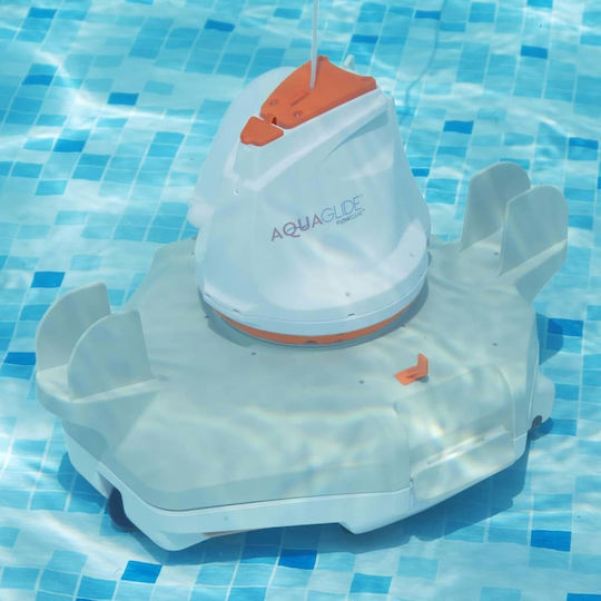 Bestway Flowclear Aquaglide Wireless Robotic Pool Cleaner Bottom for Pools 20m² with 2.2L Filter