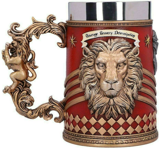 Nemesis Now Harry Potter - Gryffindor Pahar Bere din Plastic în Culoare Roșu 1buc