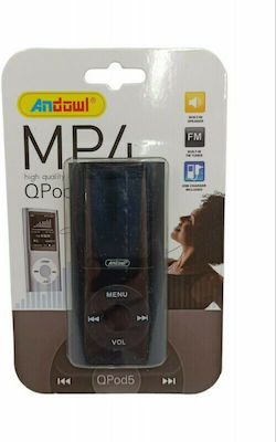 Andowl QPOD5 MP4 Player με Οθόνη 1.8" Μαύρο
