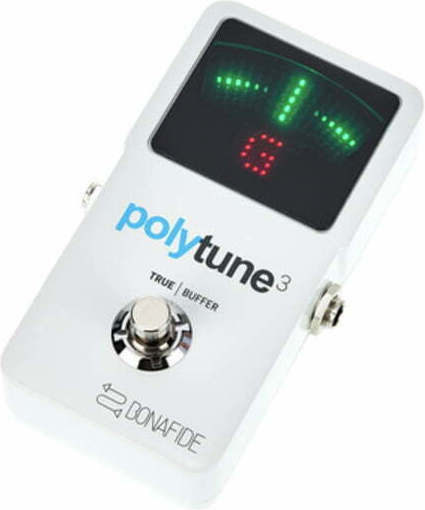 TC Electronic Polytune 3 Pedale Tuner E-Gitarre, E-Bass und Elektroakustische Instrumente