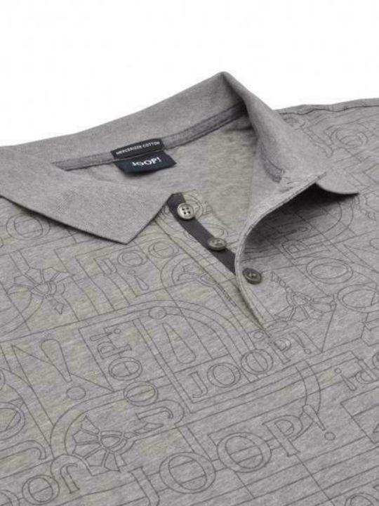 Joop! Men's Short Sleeve Blouse Polo Gray