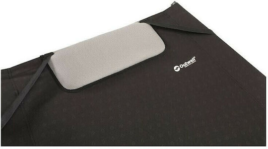 Laguna Hills L 2017 Folding Guest Bed Campaign Single Black 202x80x48cm