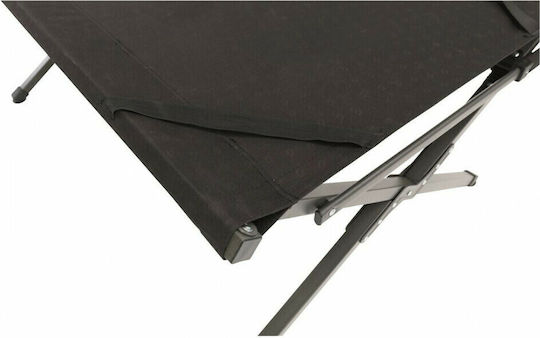 Laguna Hills L 2017 Folding Guest Bed Campaign Single Black 202x80x48cm