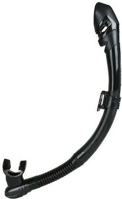 Seac Vortex Dry Snorkel Negru cu Vârf de Silicon