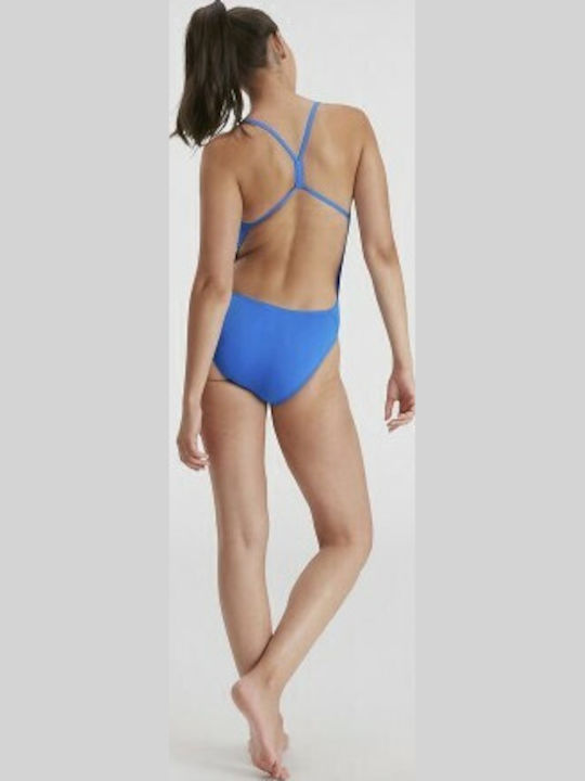 Speedo Eco Endurance Thinstrap Αγωνιστικό Ολόσωμο Μαγιό Μπλε