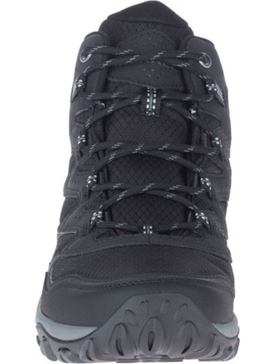 Merrell West Rim GTX Ανδρικά Ορειβατικά Μποτάκια Αδιάβροχα με Μεμβράνη Gore-Tex Μαύρα