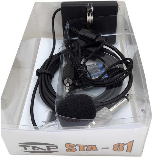Tap STA - 81 Δυναμικό Microfon 3.5mm Gât de lebădă, montat pe amortizor