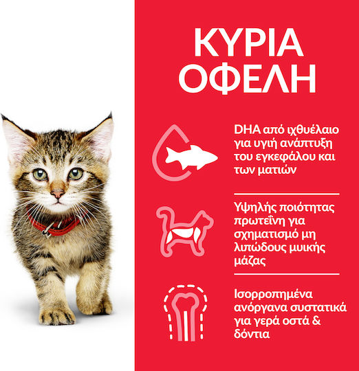 Hill's Science Plan Kitten Dry Food for Young Cats with Chicken 0.3kg