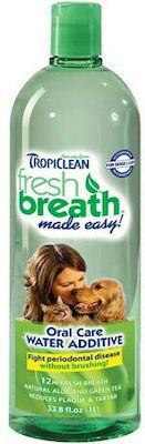 Tropiclean Fresh Breath Oral Care Mouth Wash Dog against Bad Breath for Small Breeds Συμπλήρωμα Νερού Για Σκύλους 470 ml 470ml