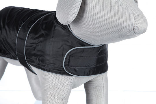 Trixie Orleans Hundemantel Fleece / Wasserdicht Schwarz mit Rückenlänge 25 cm.
