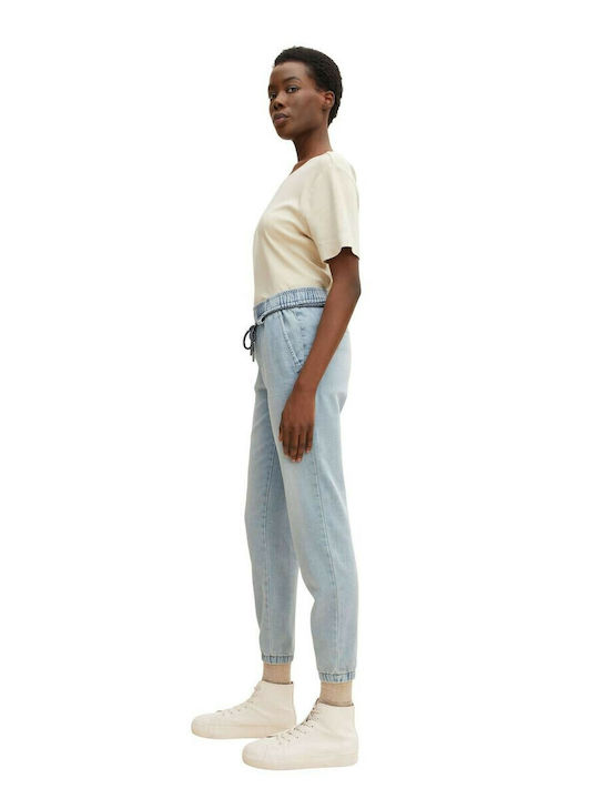 Hoch tailliert Damenjeans in Lockerer Passform