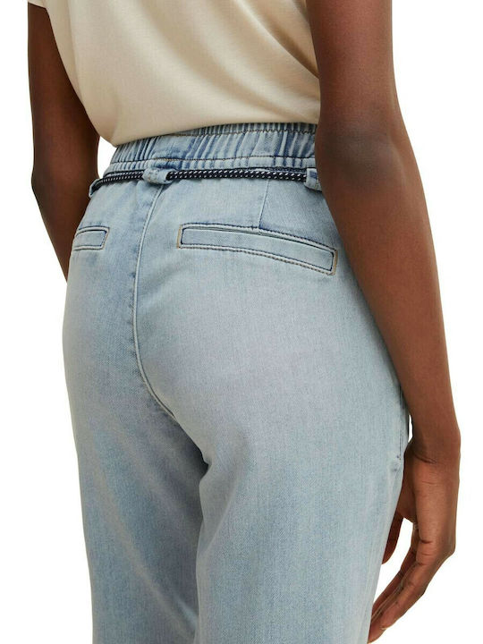 Hoch tailliert Damenjeans in Lockerer Passform