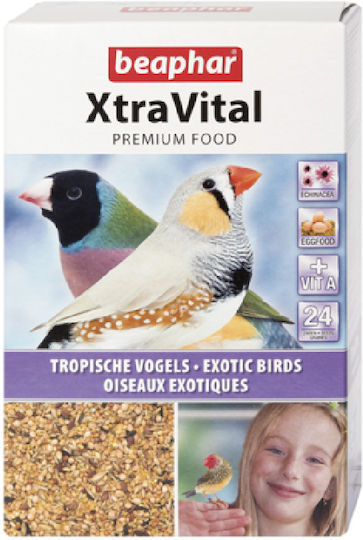 Beaphar Xtravital Premium Vogelfutter Για Εξωτικά Πτηνά Για Τροπικά 500gr