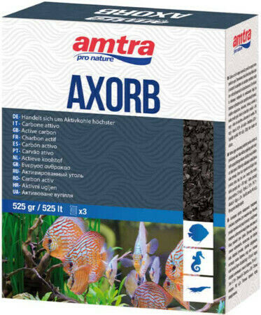 Amtra Axorb Biological Porous Material for Aquarium Filtering with Activated Carbon 50gr