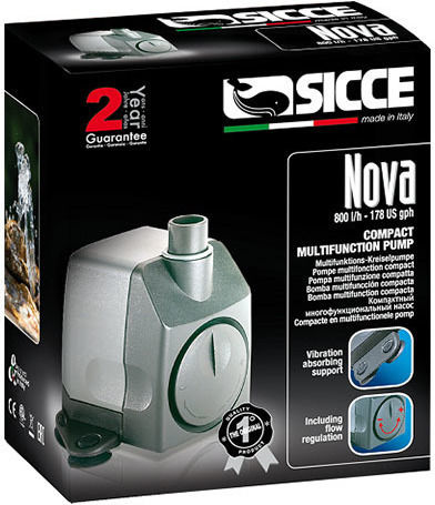 Sicce Nova Aquarium Circulation Pump 10W With 1.5m Cable 800 L/H