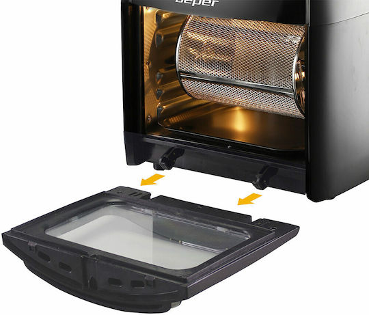 Beper Air Fryer 12lt Μαύρο P101FRI012