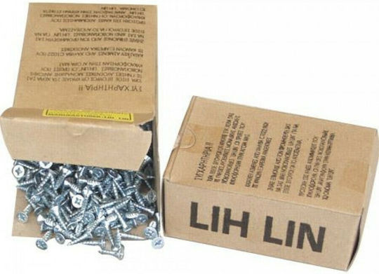 Lih Lin MDF Screw Phillips Galvanized with Diameter M4 and Length 16mm 1000pcs