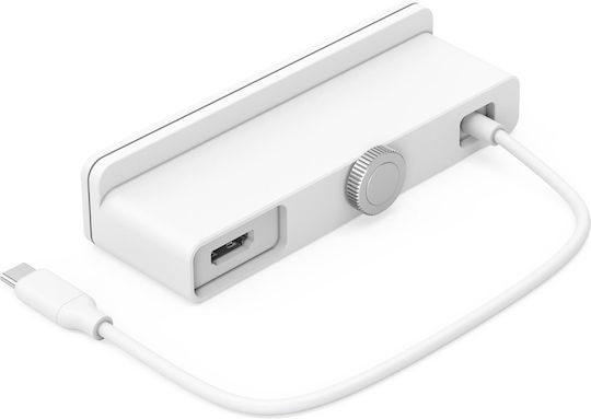 Hyper v1 Hub USB 3 Porturi USB 3.2 cu Conectare USB-C Alb
