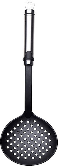 Bergner Lingură Joasă Cu Fantă Cu Găuri Din Nylon Neagră 32cm