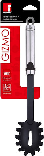 Bergner Tief Servierlöffel Nudeln Sieb Rostfreier Stahl Silber 32cm