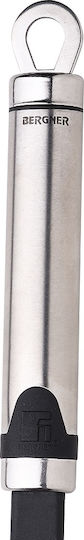 Bergner Tief Servierlöffel Nudeln Sieb Rostfreier Stahl Silber 32cm