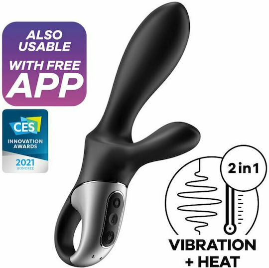 Satisfyer Heat Climax + Anal Vibrator Black