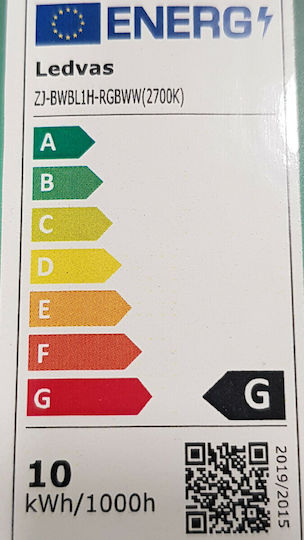 Offdarks Smart Λάμπα LED 10W για Ντουί E27 RGB 800lm Dimmable