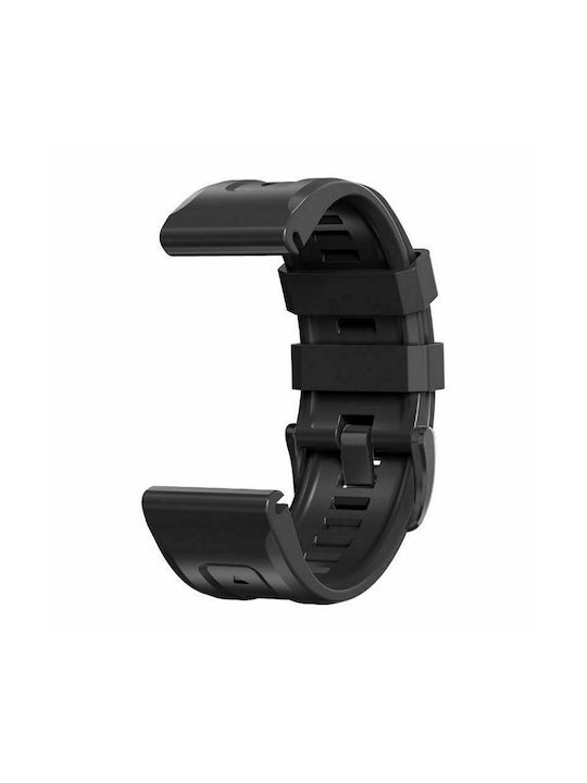 Tech-Protect Iconband Armband Silikon Schwarz (Fenix 5 / 5 Plus / 6 / 6 Pro / 7 / 7 Pro / 8 (47mm))