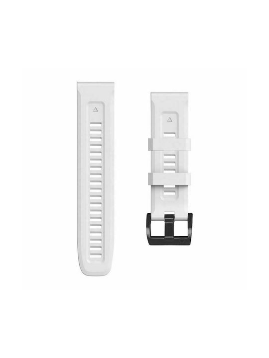 Tech-Protect Iconband Λουράκι Σιλικόνης Λευκό (Fenix 3 / 5X / 5X Plus / 6X / 6X Pro / 7X / 7X Pro / 8 (51mm))