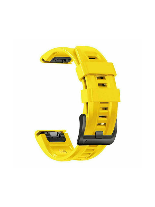 Tech-Protect Iconband Strap Silicone Yellow (Fenix 3 / 5X / 5X Plus / 6X / 6X Pro / 7X / 7X Pro / 8 (51mm))