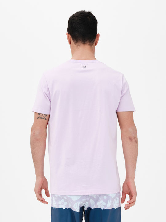 Basehit Herren T-Shirt Kurzarm Rosa