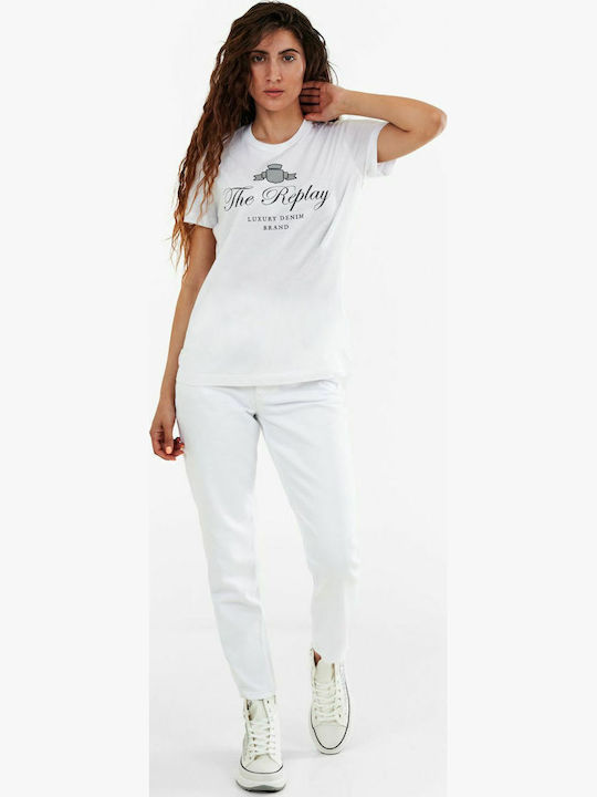 Damen T-Shirt Weiß