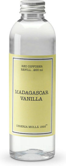 Cereria Molla Ersatz für Diffuser mit Duft Vanille Madagaskar Vanille 25508 1Stück 200ml
