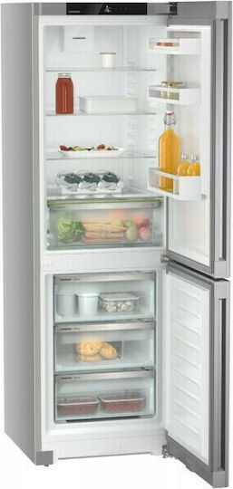 Liebherr Combină frigorifică 330lt NoFrost Î185.5xL59.7xA67.5cm. Inox Pure